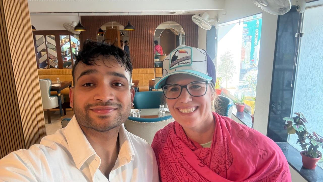 Acharya Shivik Raj consulting with overseas client